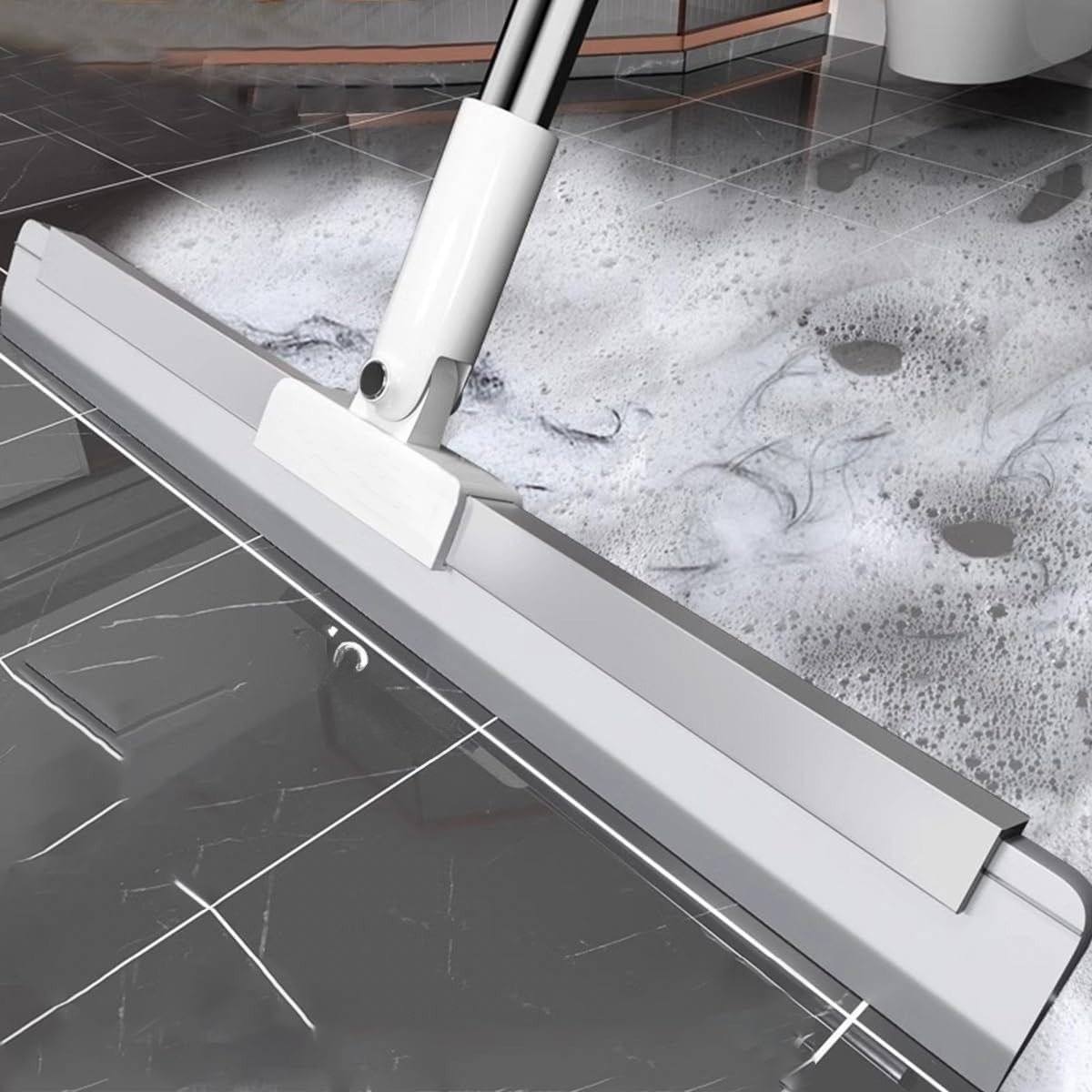 باك التنظيف المثالي  : فرشاة  الحمام بسيليكون و ممسحة أرضية الذكية